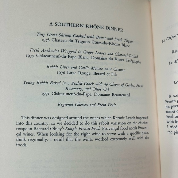 Chez Panisse Menu Cookbook Copyright 1982 by Alice L. Waters - Picture 8 of 10